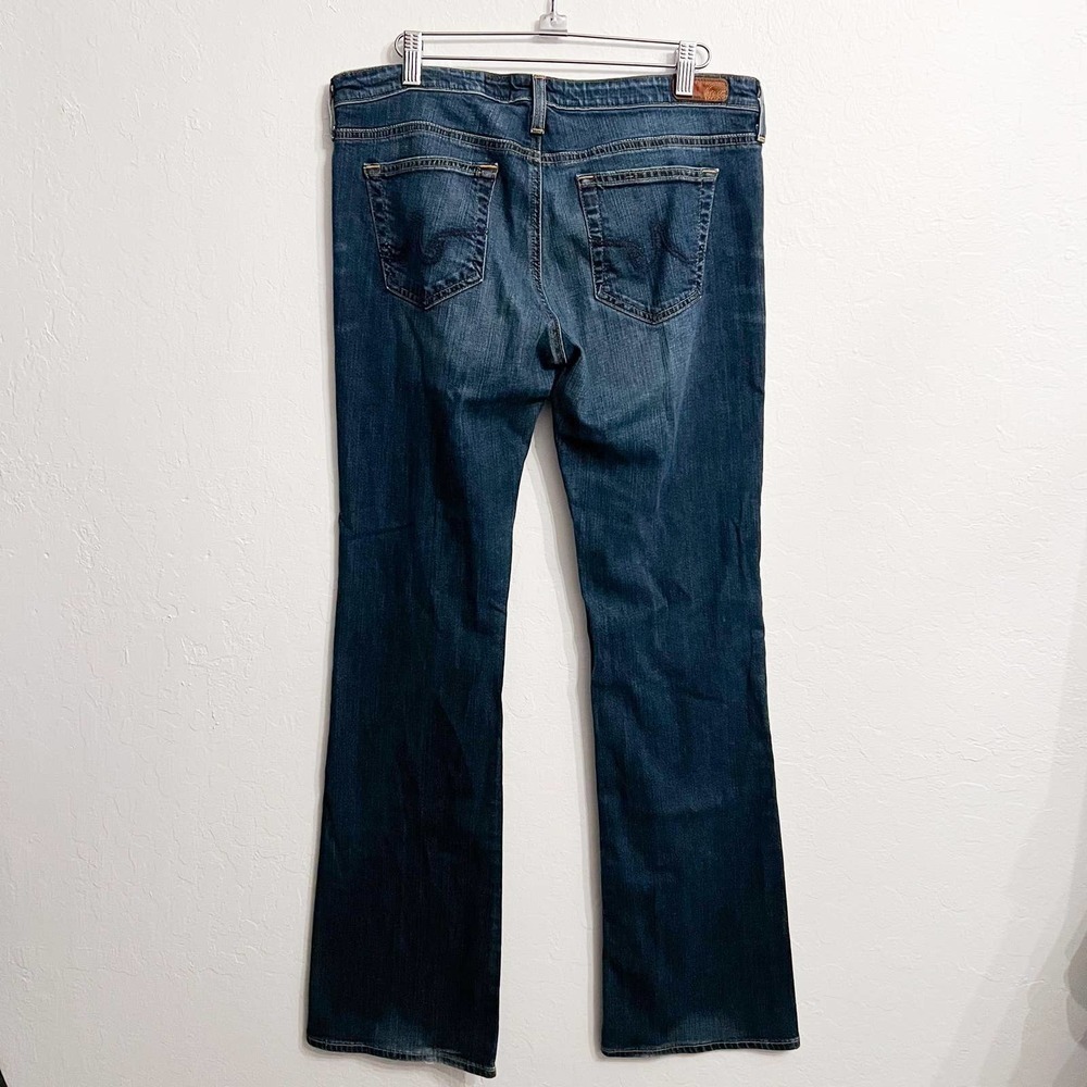 AG Adriano Goldschmied The Angel Low Rise Bootcut Denim Jeans Dark Wash Sz 32R - Picture 5 of 5